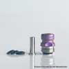 Mission Tips V2 Mini Nuke Style Drip Tip for BB / Billet Boro AIO Mod Stainless Steel + Titanium