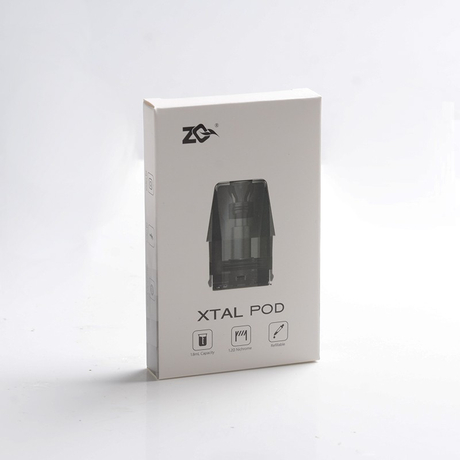 ZQ Xtal Vape Pod System Replacement Pod Cartridge - 1.8ml, 1.2ohm (4 PCS)