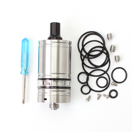 SXK Lindy RTA Rebuildable Tank Vape Atomizer 316SS, 5ml, 22mm, MTL Vaping