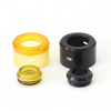 SXK Monarchy P22 RDA Replacement Top Cap - Black + Brown, POM + PEI (2 PCS)