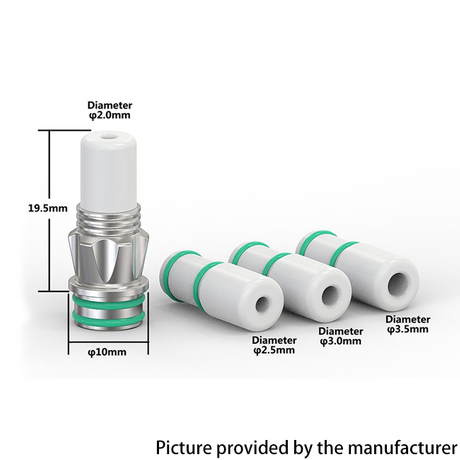 Authentic Ambition Mods Shield MTL DL RDL 510 Drip Tip Kit
