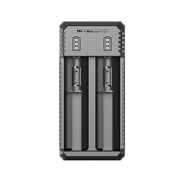Nitecore UI2 USB Charger for 18350, 18490, 18500, 18650, 20700, 21700, 22500, 22650, 25500, 26500, 26650