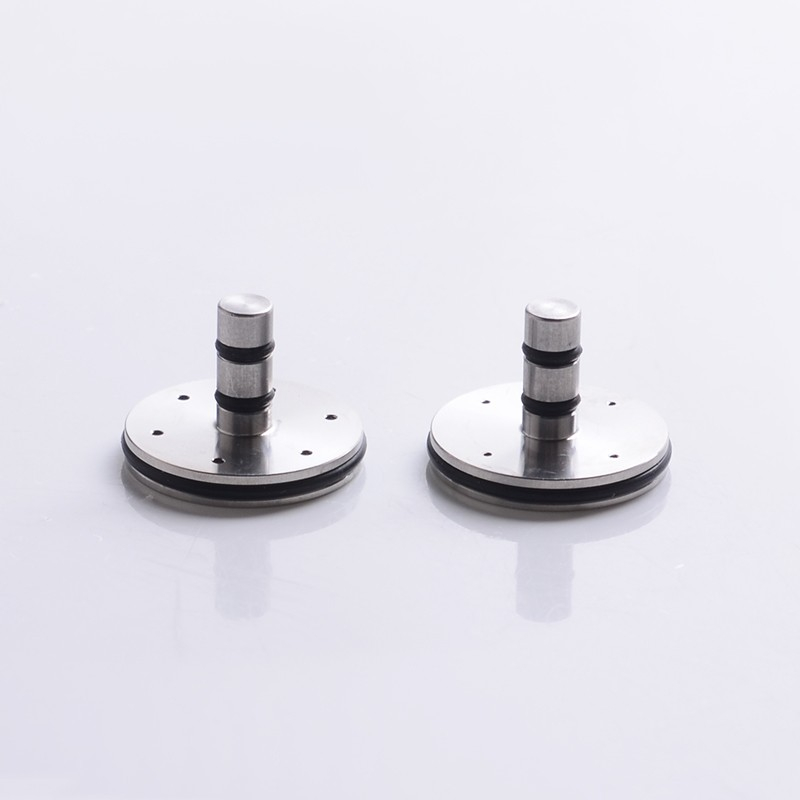 SXK Sputnik RTA Vape Atomizer Replacement Air Disk - Silver 6 x 0.8mm + 4 x 0.6mm (2 PCS)
