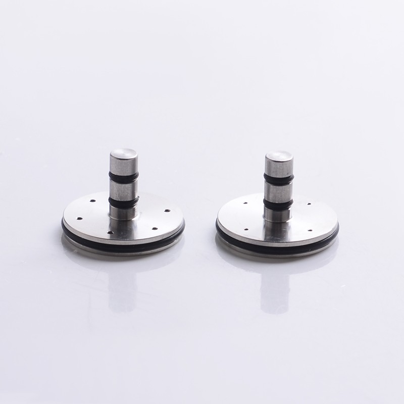 SXK Sputnik RTA Vape Atomizer Replacement Air Disk - Silver 6 x 0.8mm + 4 x 0.6mm (2 PCS)