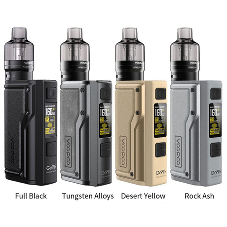 VOOPOO Argus GT 160W TC VW Variable Wattage Box Mod + PnP Pod Tank Vape Kit, 5~160W, 4.5ml, 2 x 18650