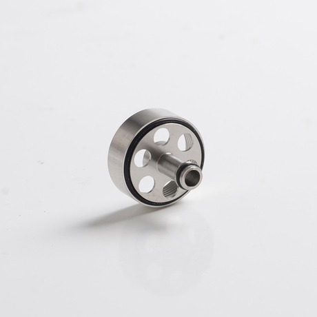 Replacement Tank Tube for Flash e-Vapor V4.5 / V4.5S+ RTA - Silver + Transparent SS + Glass, 3.5ml, 23mm