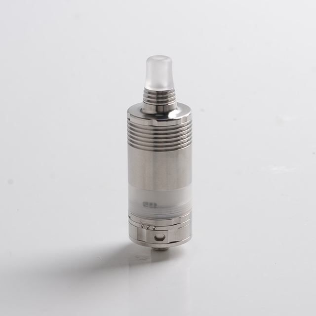 5AVape BY-kA V.9 V9 MTL RTA Rebuildable Tank Atomizer Full Kit w/ Nano Set + PEI Tank - Silver, 3.0ml / 5.0ml, 22mm Diameter