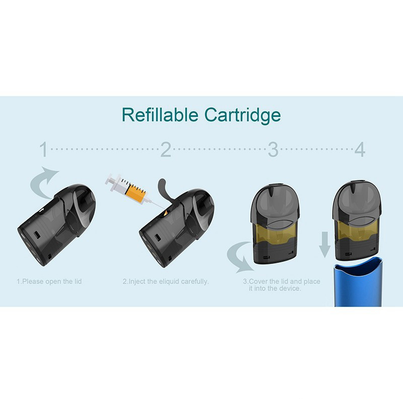 Vsticking VK280 Pod System Vape Starter Kit, 560mAh, 1.6ml, 1.3ohm