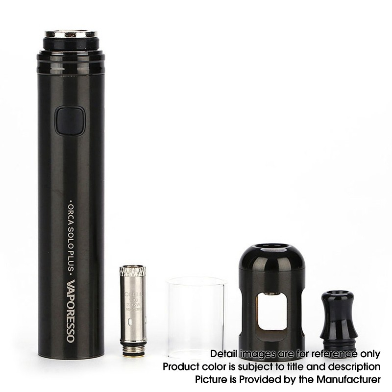 Vaporesso Orca Solo Plus AIO 1200mAh Pod System Vape Kit de démarrage, 2,0 ml, 0,3Ohm / 0,6Ohm