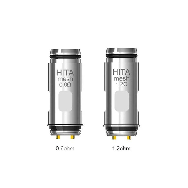 Asvape Hita 30W Kit / Hita Ink Kit Replacement Mesh Coil Head - Silver, 1.2ohm (5 PCS)