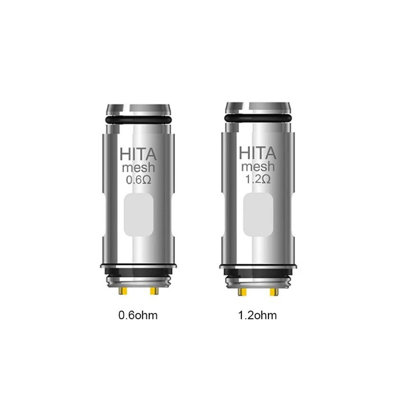 Asvape Hita 30W Kit / Hita Ink Kit Replacement Mesh Coil Head - Silver, 1.2ohm (5 PCS)