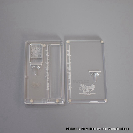 SSPP Front + Back Door Panel Plate Set for Cthulhu AIO Mod Kit - Translucent