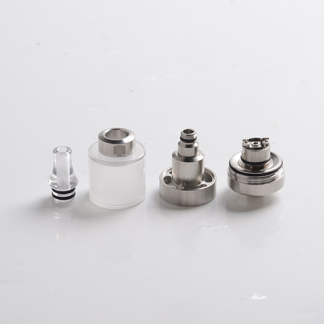 KF Lite Plus Style 2021 RTA Rebuildable Tank Vape Atomizer, Stainless Steel, 4.0ml, 22 Diameter