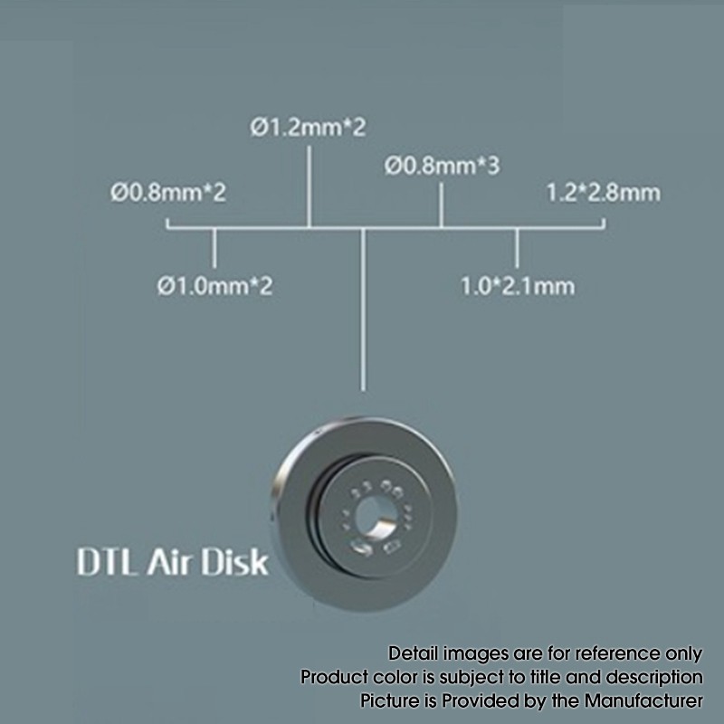 Authentic Auguse MTL / DTL V2 RTA Replacement DTL Air Disk (1 PC)