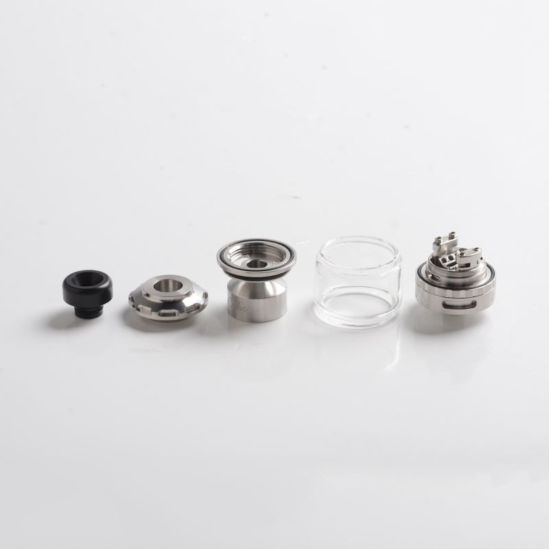 Authing-Gas-Mods-Cyber​​-RTA-Rebuildable-Tank-Vape-Atomizer-Silver-and-Side-Inlet-24mm-mimer