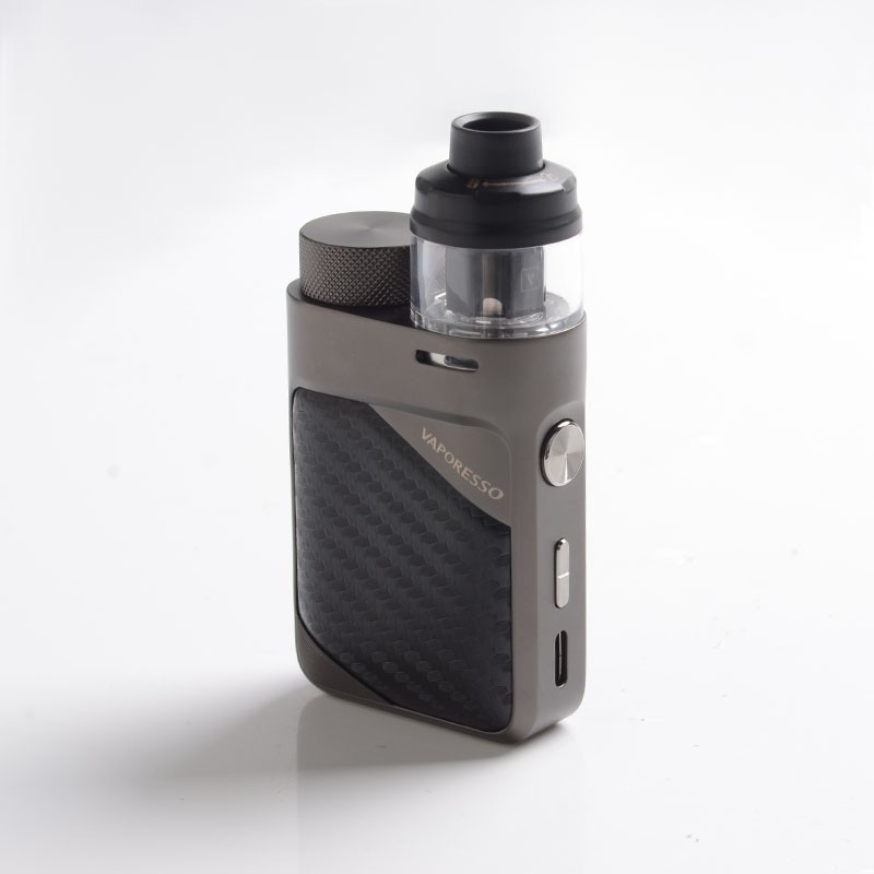 Vaporesso SWAG PX80 KIT 80W Box Mod + SWAG 4ML POD TACK, 5 ~ 80 Вт, Axon Chip, 1 x 18650, 0,2 Ом / 0,3 Ом