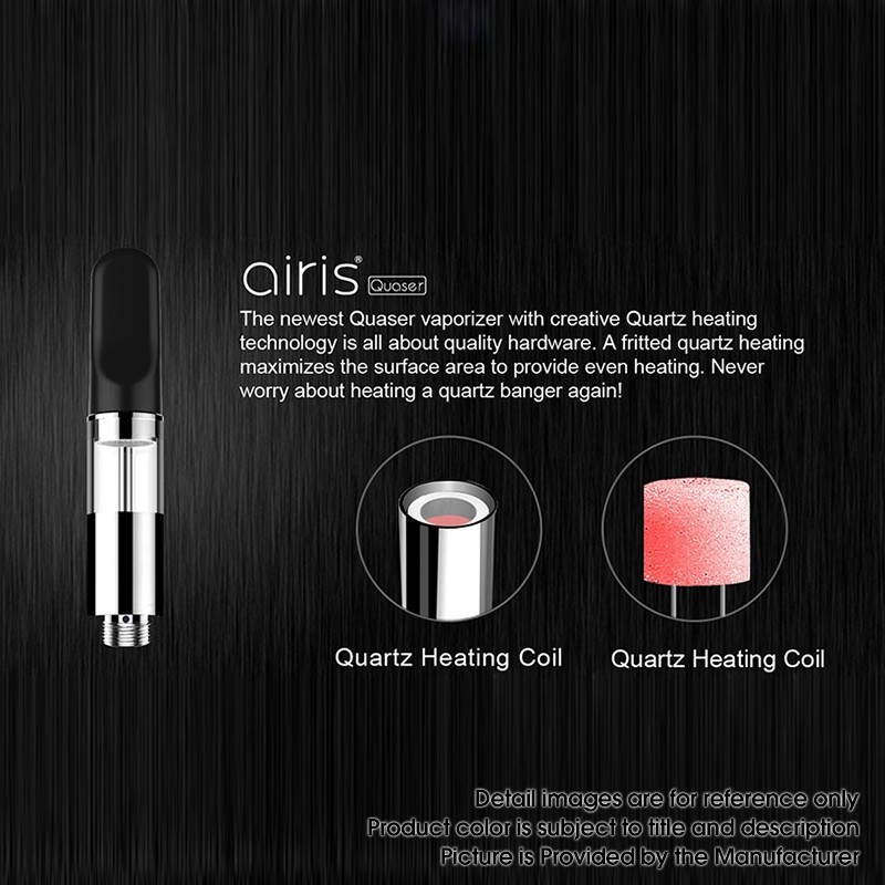 Airistech Quaser Vaporizer Pena Kit Vape, 350mAh, Teknologi Pemanasan Kuarsa, Mogok DAB Inovatif, 1.8ohm