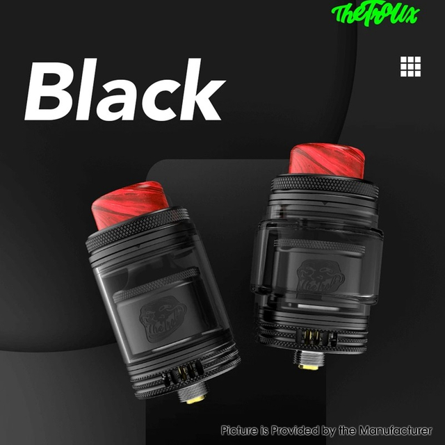 Wotofo The Troll X RTA Rebuildable Tank Vape Atomizer, 3.0ml / 4.4ml, Single / Dual Coil, 24mm Diameter