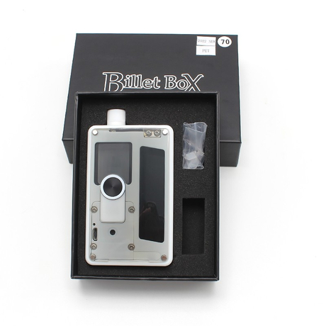 SXK BB 60W All-in-One VW Box Mod Vape Kit w/ USB Port Champagne Silver 1 x 18650, Evolv DNA 60