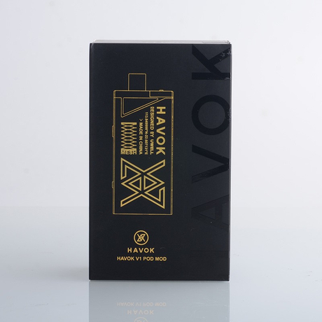 Authentic Uwell Havok V1 Pod System Vape Mod Kit VW 5~65W, 1800mAh 4.0ml, 0.25ohm / 0.6ohm