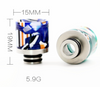 Ersatz 510 Tropfspitze für RDA / RTA / RDTA sub ohm Tank Vape Atomizes Harz, 15mm