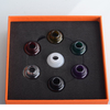 BP authentique Mod S Bushido V3 RDA Remplacement 7 Balls Caps Kit - PCTG, 7 PCS / PACK