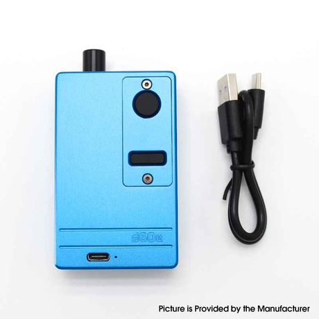 SXK Delro Style 70W TC VW AIO Mod Kit - Blue, 1~70W, 2200mAh, SEVO 70 Chipset