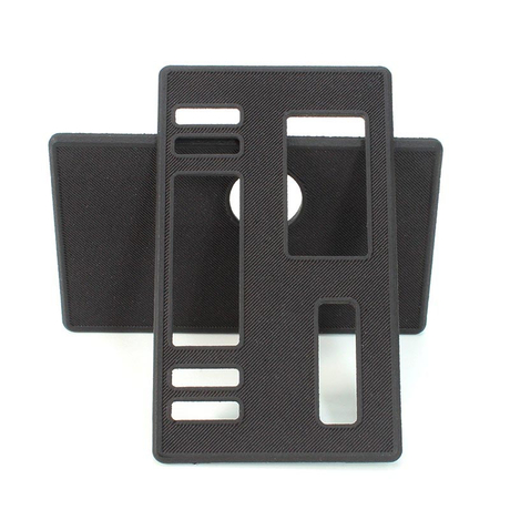 Authentic SXK Hollow out Front + Back Door Panel Plates for BB / Billet Box Vape Mod Polyamide (2 PCS)