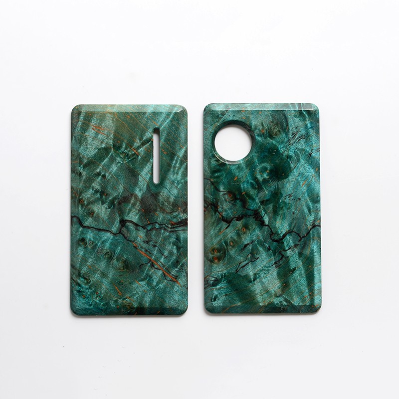 SXK Replacement Front + Back Door Panel Plates for dotMod dotAIO Vape Pod System , Stabilized Wood (2 PCS)