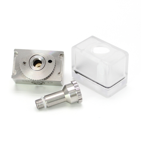 SXK Link D RBTA Airflow Inserts Style RTDA Replacement Tank RBA for SXK BB /Link D RBTA - Silver, 316SS + PC, 3.5ml, 1.2, 2.0, 2.5, 3.0 mm