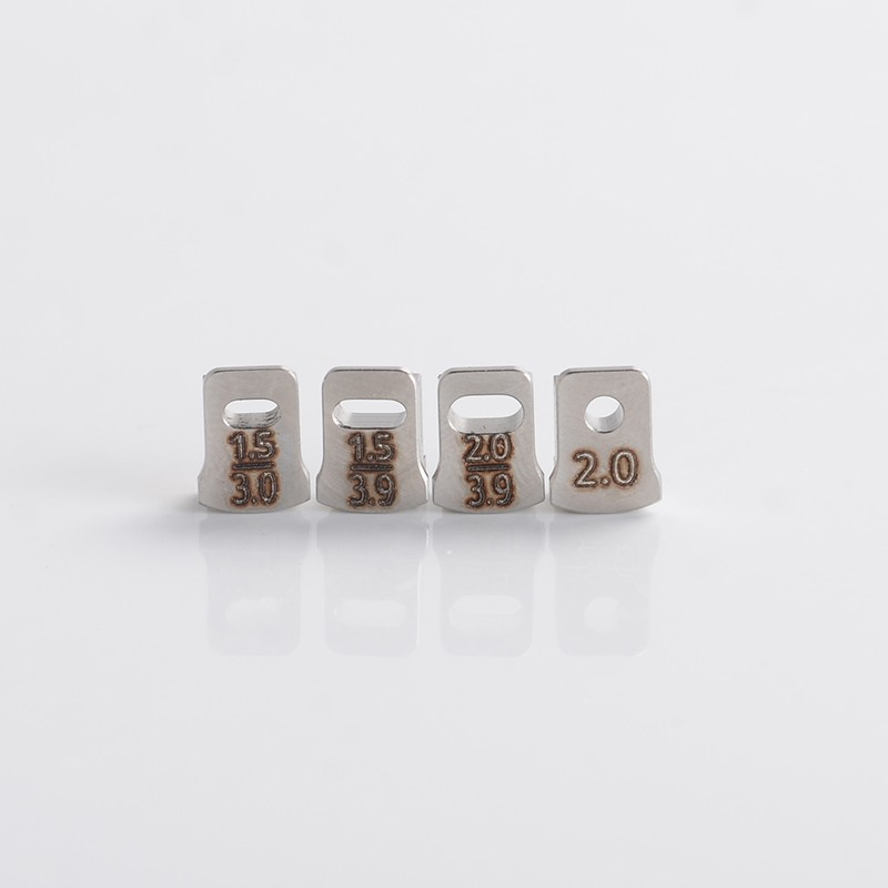 Ulton Skyline R Skyline -R 스타일 RTA 교체 RDL 에어 디스크 -2.0mm / 1.5 x 3mm / 1.5 x 3.9mm / 2 x 3.9mm (4 PCS)