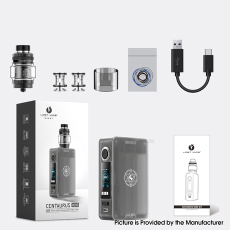 Authentic Lost Vape Centaurus N200 Mod Kit with Centaurus Sub Ohm Tank 5ml VW 5~200W