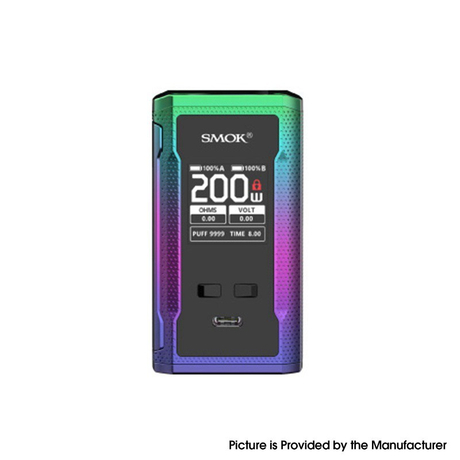 Authentic SMOKTech SMOK R-KISS 2 200W VW Vape Box Mod 5~200W, 2 x 18650