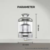 Authentique GAS Mods Kree V2 RTA Tank Rebuildable Vape ATOMERIE DE 22 mm de diamètre