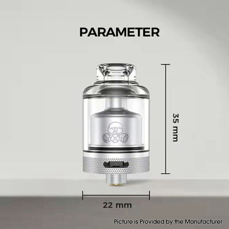 Authentique GAS Mods Kree V2 RTA Tank Rebuildable Vape ATOMERIE DE 22 mm de diamètre