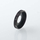 415 Style Atomizer Decorative Ring Stand - Silver/Black Stainless Steel for RDA RTA RDTA (22mm) 