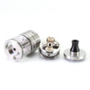 SXK nola style RTA再構築可能なアトマイザー - 銀、3.2ml、8pcsエアピン22mm直径