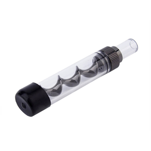 Twisty Glass Blunt V12 Mini Kit Vaporizer Pen,Glass Pipe, Vape Pen For Dry Herb Vaporizer - Gun Color