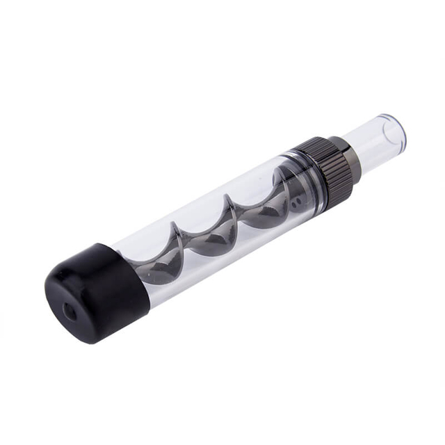 Twisty Glass Blunt V12 Mini Kit Vaporizer Stift, Glasrohr, Vape Stift für trockene Kräuter -Vaporizer - Waffenfarbe