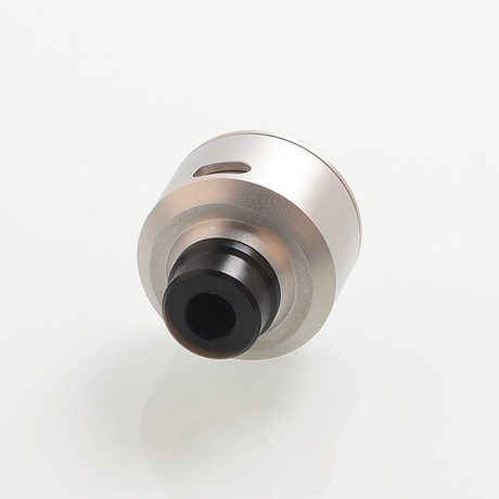 SXK FLVR Style RDA Rebuildable Dripping Atomizer w/ BF Pin - Black, 316 Stainless Steel, 22mm Diameter