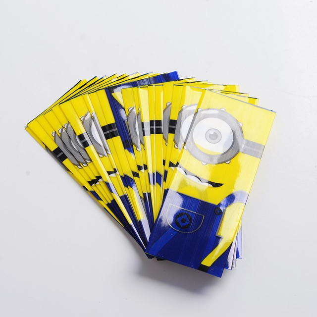 Adesivo de pele de wrapper PVC para 18650 Bateria - Minions Stuart Pattern (20 PCs)