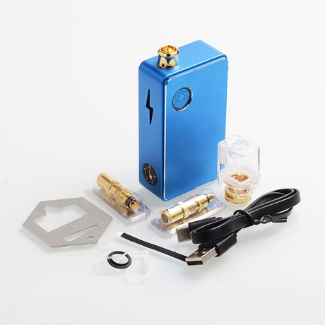 Authentic Ohm Vape AIO 42W Box Mod Pod System Starter Kit - Red, 1 x 18650