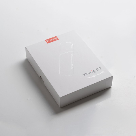 Authentic SMY Pluscig P7 3500mAh TC Heat-Not-Burn Vape Starter Kit - White, High Temperature Resistant Plastic, 250~330'C