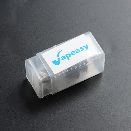Vapeasy Vauban V1.5 Style BF RDA Rebuildable Dripping Atomizer w/ 7 Air Duct Insert - Black, 316SS, 22mm Diameter, 1:1 Version