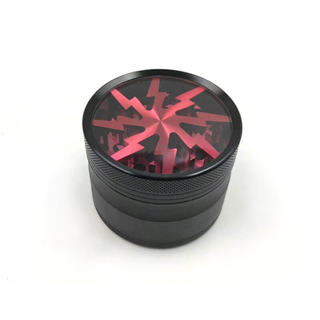 Tobacco Smoking Herb Grinder-Red