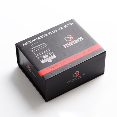 Authentic Steam Crave Aromamizer Plus V2 DL RDTA Rebuildable Dripping Tank Vape Atomizer Advanced Kit - Gold, 8/16ml, 30mm Dia.