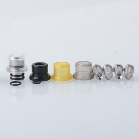 Vapeasy MISSION XV Quantum 510 Drip Tip w/ 4 x Inserts for SXK BB / Billet / Dotod dotAIO 4 PCS Mouthpiece