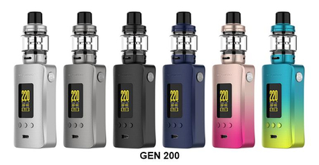 Authentic Vaporesso GEN 200 Mod Kit with iTank Atomizer VW 5~200W 2 x 18650 8ml 0.2ohm / 0.4ohm