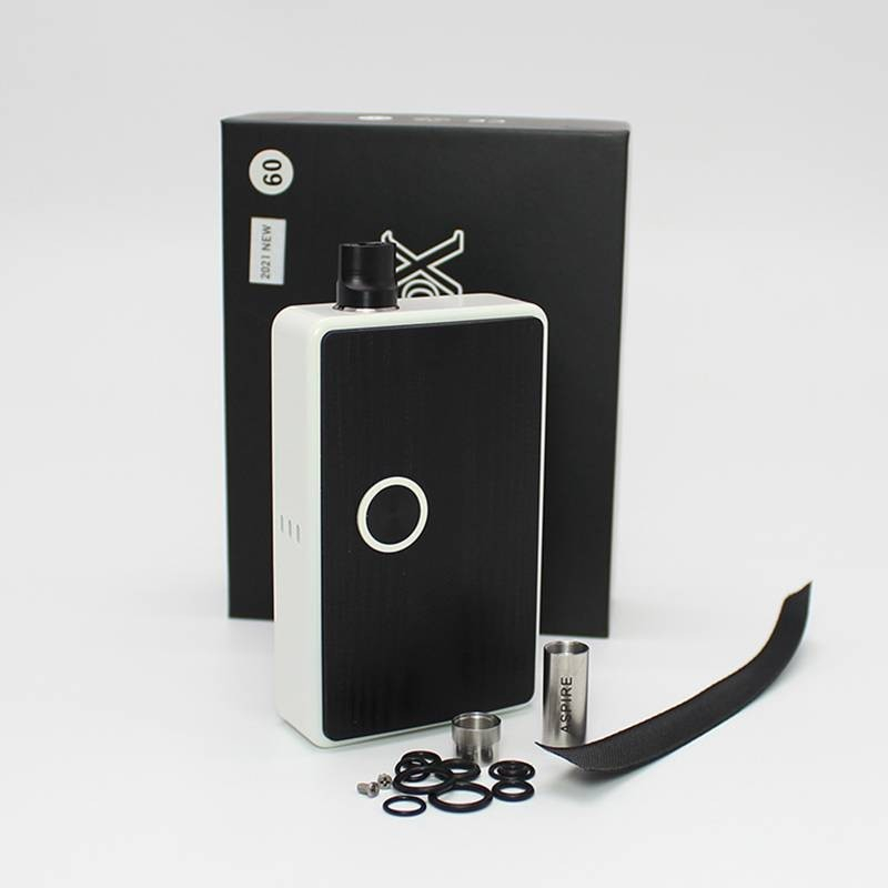 SXK BB 60W All-in-One VW Box Mod Vape Kit With USB Port White Aluminum Leale1 X 18650 Evolv DNA 60 (2022 logo)