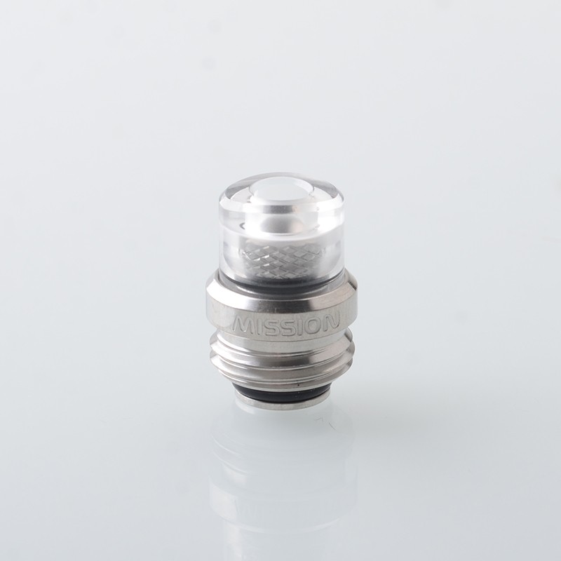 Mission TIPS V2 Style 510 Drip Tip Set – Stainless Steel Compatible with BB/Billet Boro Mod